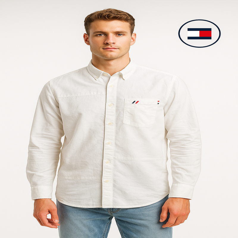 Tommy Hilfiger Classic White Cotton Shirt